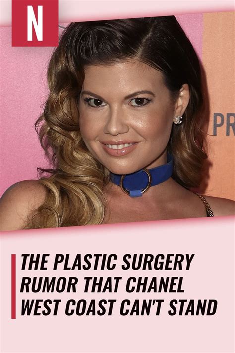 chanel west coast before surgery|Chanel West Coast Slams Plastic Surgery Rumors